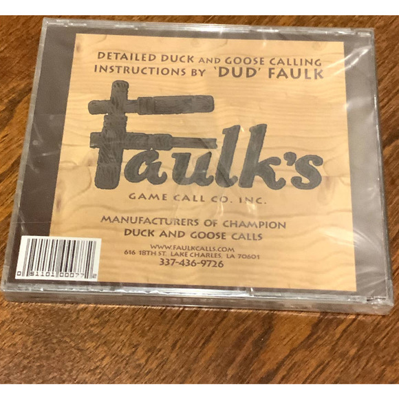 Faulks Detailed Duck And Goose Instructional CD by Dud Faulk-  Sealed Package - Picture 2 of 2
